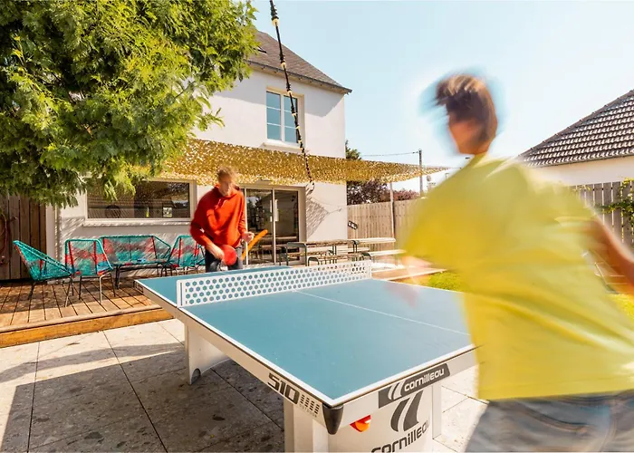 Prázdninový dům Chezdamdam - La Du Thar - 300m Piscine Babyfoot Arcade Pingpong Petanque Saint-Pair-sur-Mer